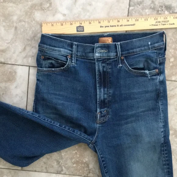 MOTHER HIGH RISE SWOONER RASCAL ANKLE WASH EUC Jeans SIZE 28 - Picture 12 of 13
